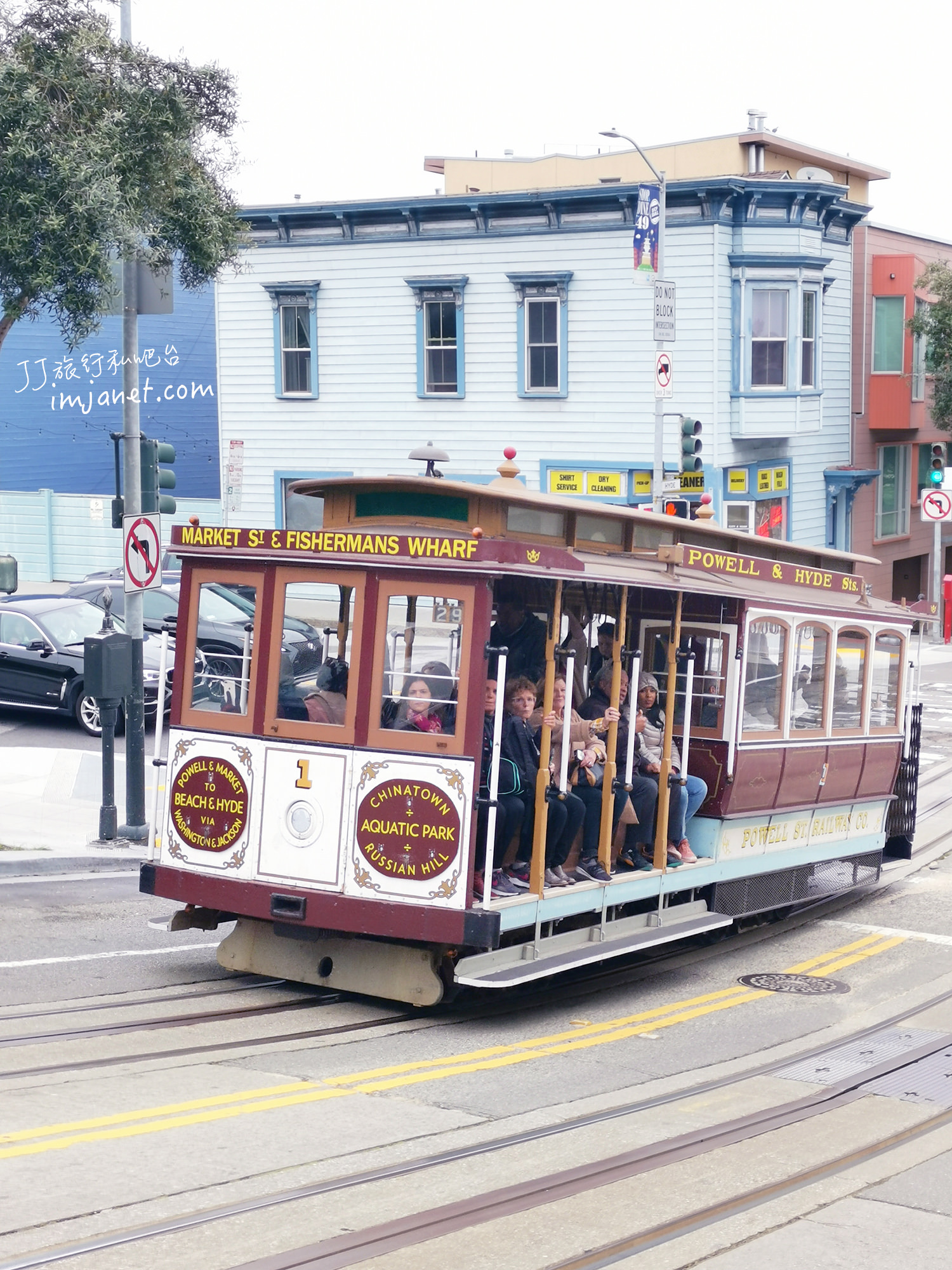 美國舊金山｜叮叮車一日遊，搭著Muni纜車欣賞舊金山街景去